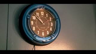Sterling and Noble Neon Clock