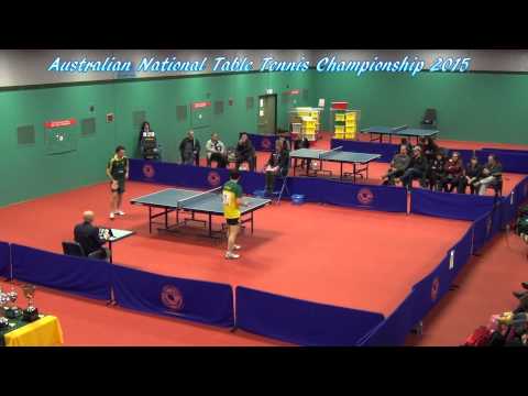William Henzell vs Chris Yan - MO Final - 2015 Table Tennis Australian National Championship