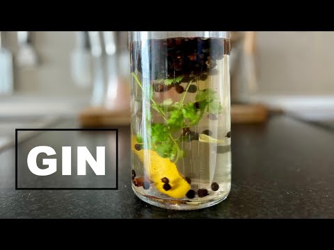 GIN fatto in casa per infusione in sole 36 ORE