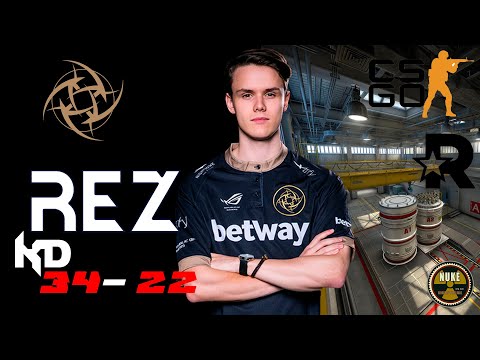 CSGO POV NiP REZ vs G2 on Nuke - 34 kills
