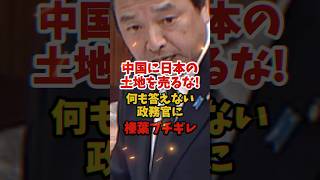 【榛葉賀津也】何も答えない政務官に榛葉ブチギレ!!中国に日本の土地を売るな #榛葉賀津也 #榛葉幹事長 #玉木雄一郎 #反日 #中国 #ニセコ #国民民主党 #shorts