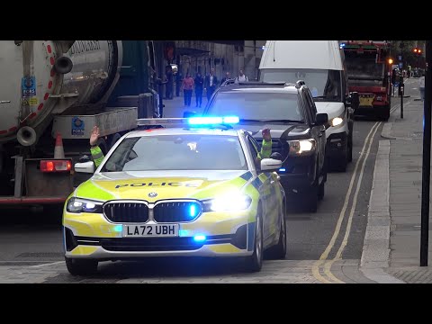 *HIGH RISK* Category-A Prisoners Thomas Kavanagh & Liam Byrne ARMED ESCORT from The Old Bailey court