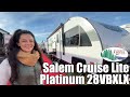 Check out this Video for a 2026 Forest River Salem Cruise Lite 28VBXL(Stock #6110)  for sale by Parkview RV Center. This unit is located in Smyrna, DE