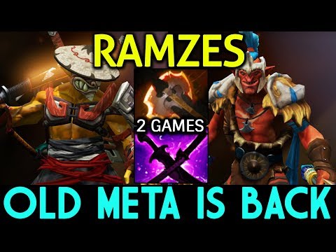Ramzes Juggernaut & Troll Warlord Dota 2 - Old Meta is Back