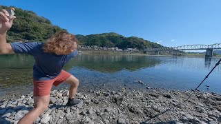 仁淀川の水切り変態