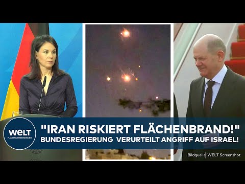 KRIEG IN NAHOST: Scholz "Stehen eng an der Seite Israels!" Deutschland verurteilt Irans Angriff!