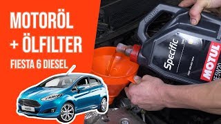 Youtube thumbnail of video "Wie FIESTA 6 1.0 ECOBOOS Motoröl und Ölfilter wechseln 🛢"