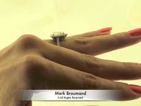 2.21ct Fancy Yellow Pear Shape Diamond Engagement Anniversary Ring - Mark Broumand