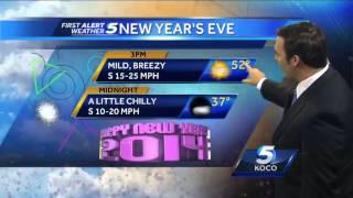 First alert forecast for Monday evening, Dec. 30
