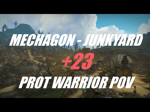 +23 Mechagon Junkyard Awakened BFA Season 4 - Prot Warrior POV