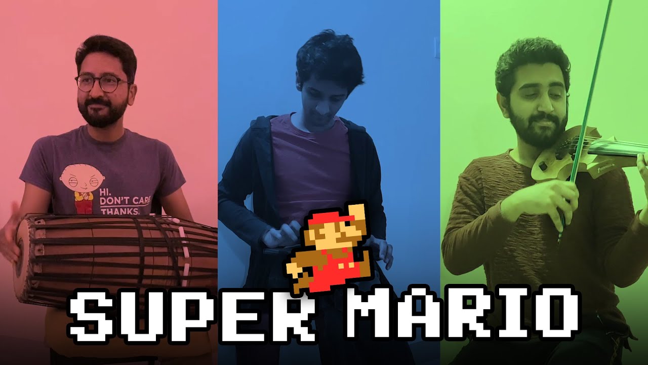 Super Mario Theme - Carnatic Mix (feat. Akshay Anantapadmanabhan and Shravan Sridhar)