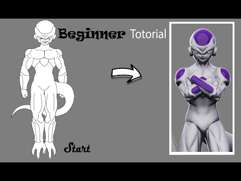 how to create Frieza in Blender Tutorial |Part 1