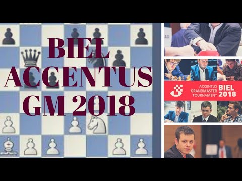 GM Magnus Carlsen vs GM David Navara : Accentus Biel GM Tournament 2018 Rd 1
