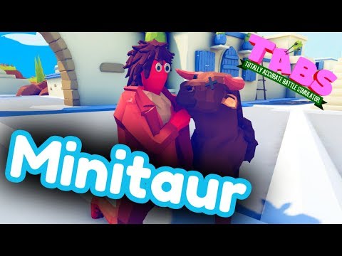 Minitaur(not Minotaur) vs Every Unit 1v1 + Mod Units - TABS Original MODS Renaissance Update