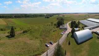 preview picture of video 'Kielių apylinkės nuo vandens bokšto / Panorama of Kieliai'