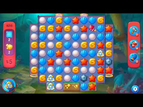 Fishdom Hard Level 9215 (with Double Lightning Booster) @choraelmin