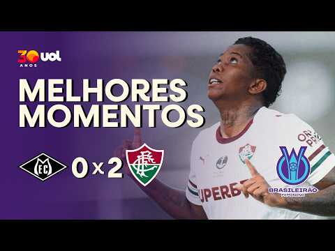 Gols e lances de Mixto x Fluminense