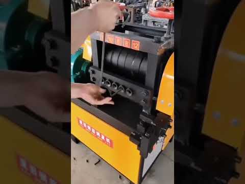 scrap steel bar straigthening machine