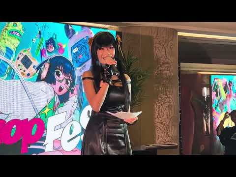 Myrtle Sarrosa attends the Otaku Pop Fes 2026 (Press Conference)