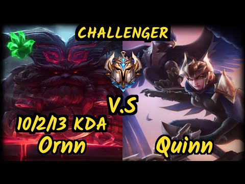 BioPanther (ORNN) vs QUINN - 10/2/13 KDA TOP CHALLENGER GAMEPLAY - OC v9.7