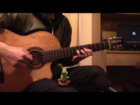 Aquatic Ambiance - Donkey Kong Country - Fingerstyle - Classical Guitar + Tab