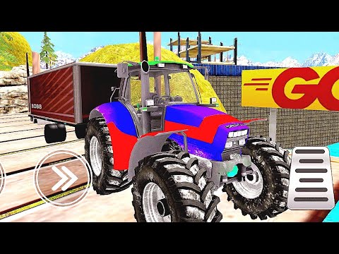 Offroad Chained Tractor  - Towing Rescue Simulator Android gameplay