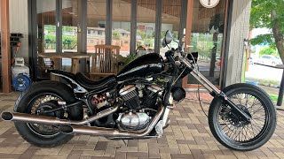 予備車検付き！HONDA STEED400 カスタム　チョッパー　セパハン　キャブレターOH エンジン良好　　ファンネル仕様　社外マフラー