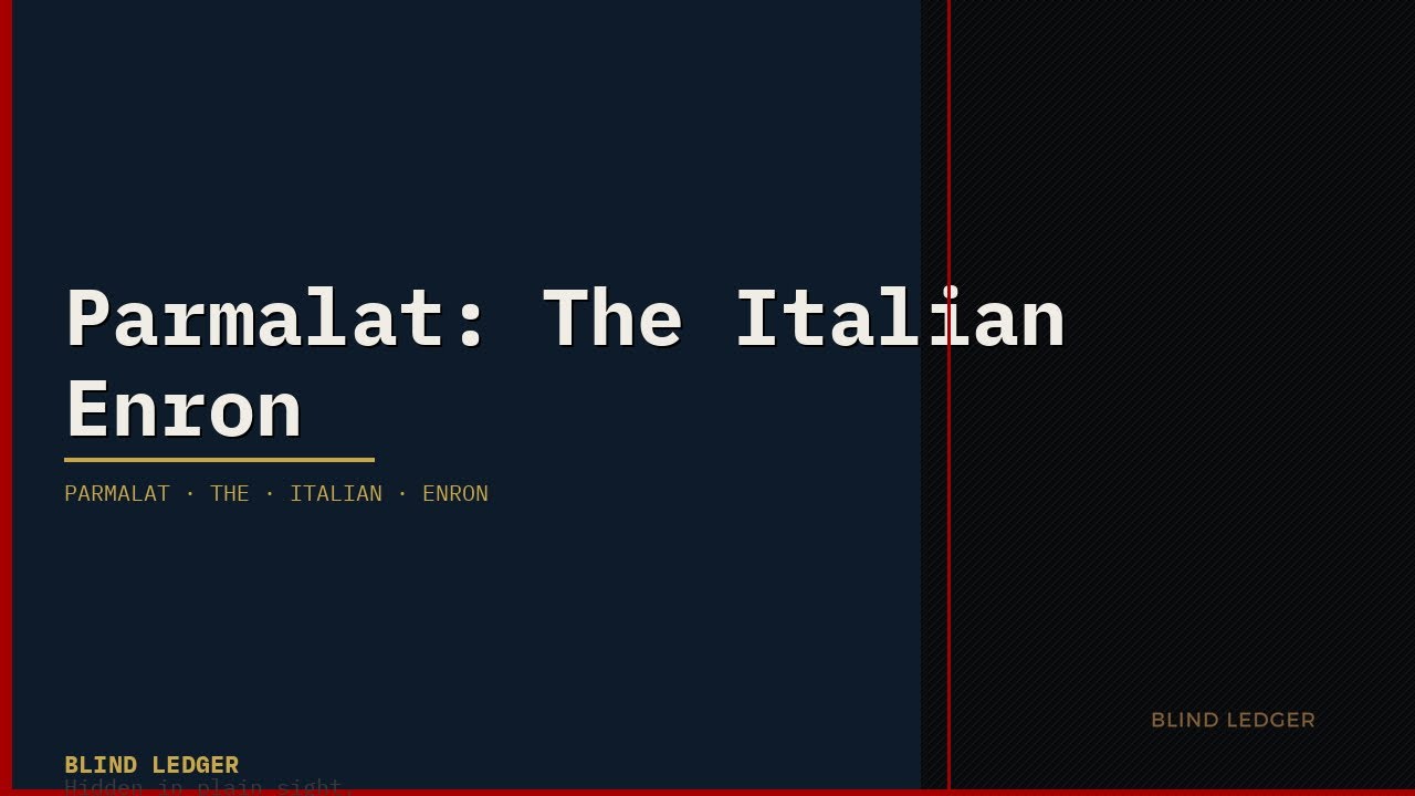 Parmalat: The Italian Enron