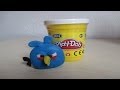 Angry Birds 3D Modeling Blue Bird Make Blue Bird With Play Doh
