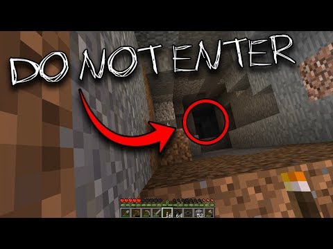 I found a Strange Cave on this Haunted Minecraft Seed... (WARNING: DO NOT TRY THIS)