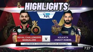 IPL 2021- RCB Vs KKR Full Match Highlights |Royal Challengers Banglore VS Kolkata Knight Riders
