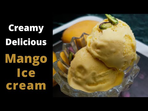 Creamy Delicious Mango Ice cream