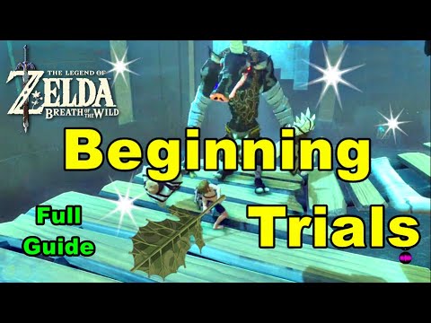 Beginning Trials of The Sword Zelda Breath of The Wild
