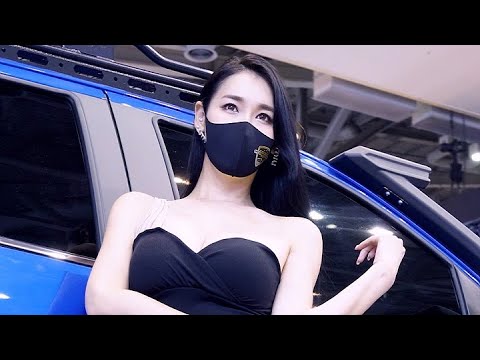 2022부산모터쇼 둘째날 검정원피스 레이싱모델 이효영 Lee Hyo Young