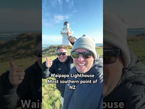 Waipapa Lighthouse the most southern point of #newzealand with sea lions!