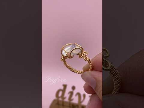 Wire wrap ring ,do you want to learn? #jewelrytutorial #diy #diyjewelry #handmade #ringtone #wire