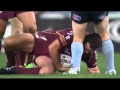 Paul Gallen punches Nate Myles in least likely place to do damage