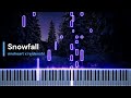 Snowfall - øneheart x reidenshi | Piano Tutorial