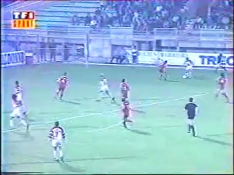 CANNES - MONACO-1-2     (TOUS LES BUTS : DIVISION 1 : SAISON 1990-1991)
