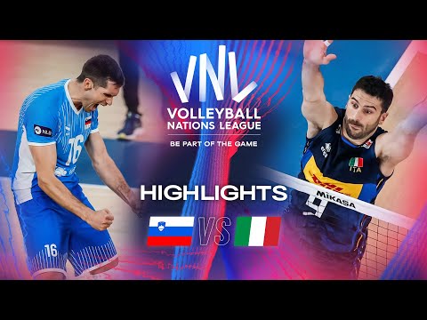 🇸🇮 SLO vs. 🇮🇹 ITA - Highlights | Week 3 | Men's VNL 2024
