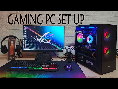 Gaming Computer set Build | intel core i5 6400 | RX 580 8G
