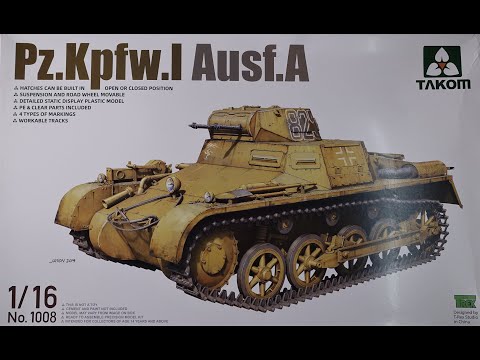 TAKOM 1 16 SCALE  PANZER 1 A BUILD  INTODUCTION