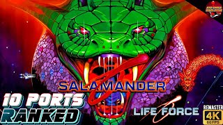Which Port of Life Force/Salamander Did I Rank No.1? (4K/60FPS) #salamander #lifeforce #arcadegames