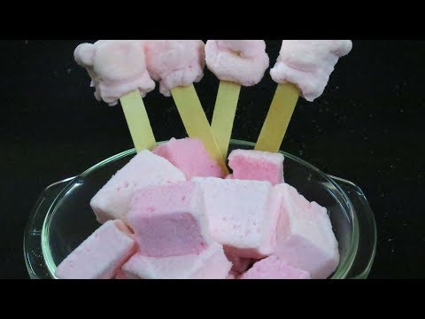 Homemade Marshmallow Recipe | सिर्फ 2 चीजों से बच्चों के चेहरे खिल उठेंगे मार्शमेलो से Video