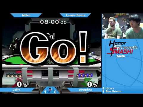 Lefty (Sheik/Marth) |vs| Adogdog (Falco) Melee
