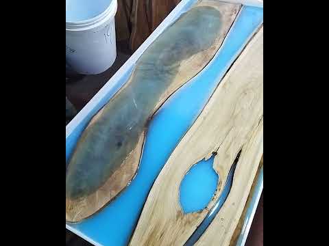 ✌Стол-река это легко😎 Эпоксидная смола👉 ОКЕАН ЭКСТРА 🐬 Часть 3