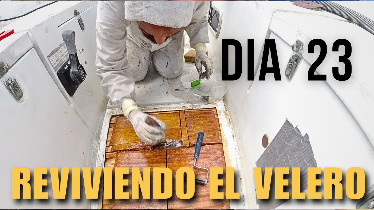 Day 23: I finally closed it! 🛠️ The biggest hole in the sailboat no longer exists…