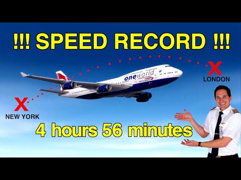 HOW did the 747 break the TRANSATLANTIC SPEED RECORD??!! Explained by CAPTAIN JOE