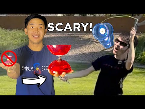 Can a Yoyo Master learn 5 Pro Diabolo Tricks in 1 hour? (ft @HunterYoyo )