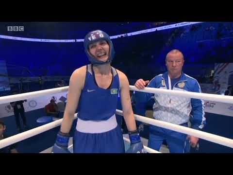 69kg Valentina Khalzova KAZ Vs  Gu Hong CHN 2016 World Amateur Final